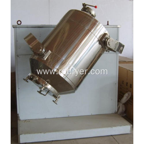 High Efficiency Three Dimension Dry Powder Blender Unit for Chemical Factory